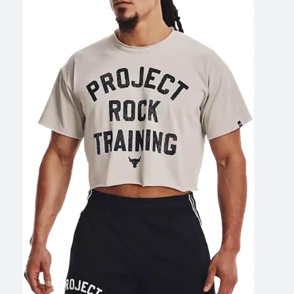 Under Armour Mens UA Project Rock Athletic T-Shirt✨